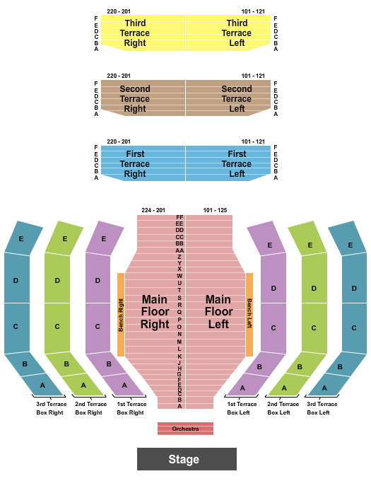 Clowes Memorial Hall Annie Seating Chart